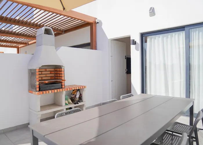 דירה Casa Fuerteremote - New And Modern House With Office & Pool In Corralejo לה אוליבה