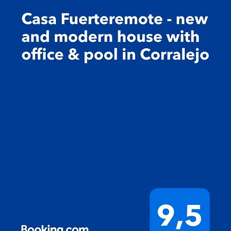 Casa Fuerteremote - New And Modern House With Office & Pool In Corralejo La Oliva